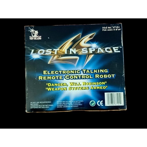 1998 Toy Island Robbie Robot Lost In Space Remote Control Electronic Talking Toy - Picture 3 of 9